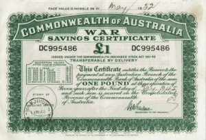 War Savings Certificates