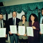 Domenic Pontillo, Peter Jolly, Sue Page, Robyn Quartermaine and Arthur Todd Leisure Centre