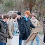 Far right Matt Tilyard (on spotting 'scope), Leigh Ballard, Sam Williams (3rd from right), Digby Hurst, Mr Greg Varis, ? Standing at rear: Brian Jolly and Rob Loxton. wurgabup rifle club lost katanning