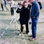 Christine Keast explaining the finer points of shooting. wurgabup rifle club lost katanning