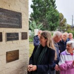 The Plaque unveiled Ainslie Evans Katanning
