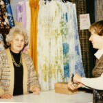 Mrs Joy Cailies serving
Vogue Fashion Shop