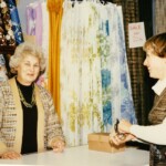 Mrs Joy Cailies serving
Vogue Fashion Shop