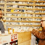 Pharmacist Barry Tassiker serving Harry Jordan
Tassiker's Pharmacy