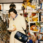 Miss Gail Holding browsing in Katanning Newsagency
