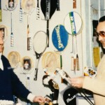 Mr Brian Thornton serves Ken McLeod at Thornton's Sports & Hobbies